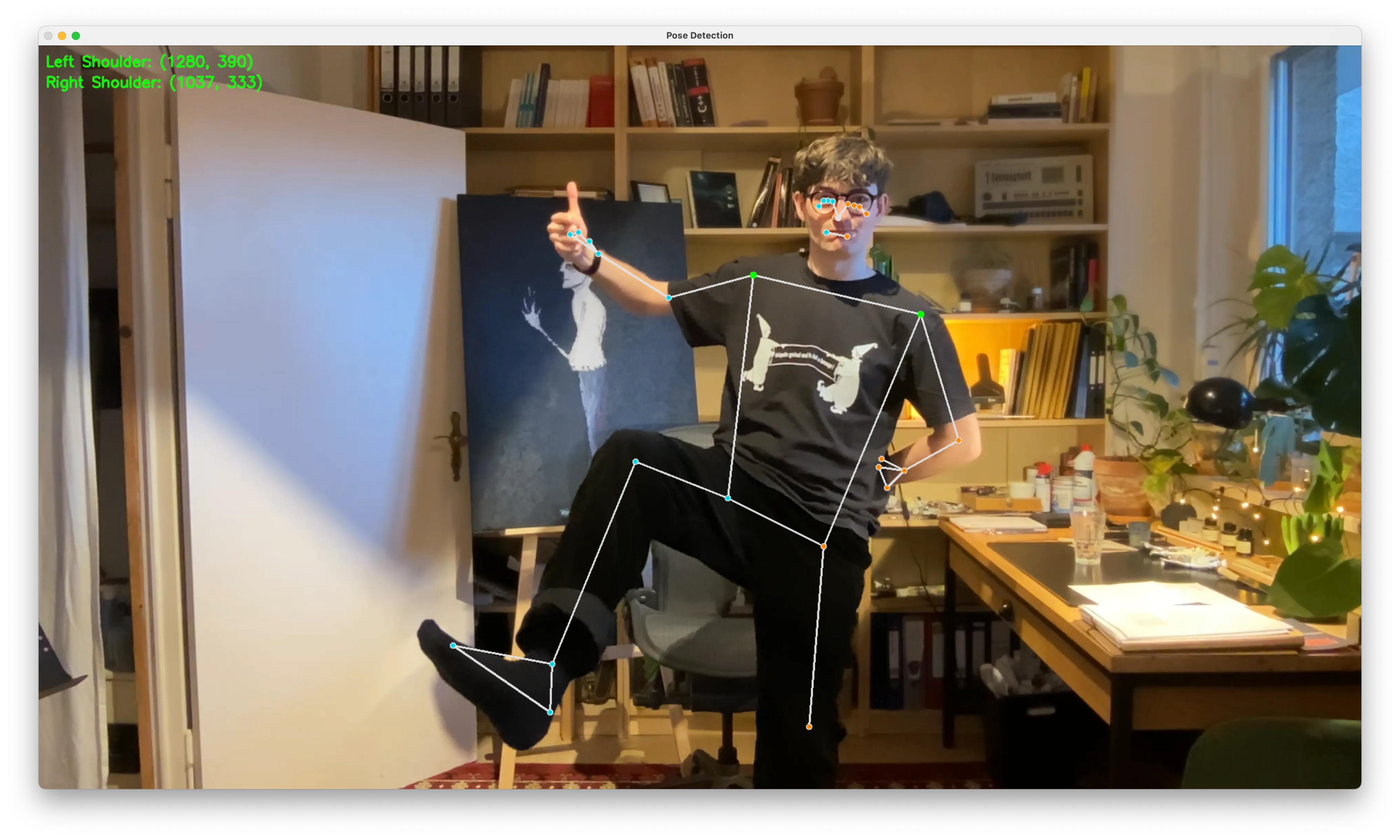 Pose tracking example