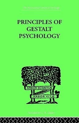 Cover of Principles Of Gestalt Psychology (International Library of Psychology)