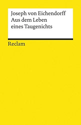 Cover of Aus Dem Leben Eines Taugenichts (German Edition)