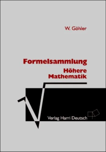 Cover of Formelsammlung Hohere Mathematik